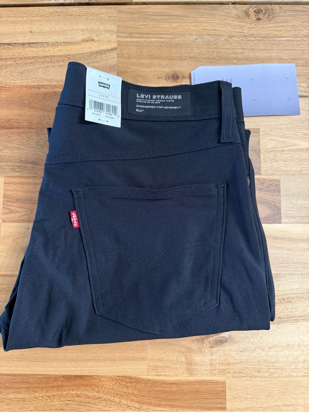 Levi’s Men’s 511 Slim Tech Pants 33